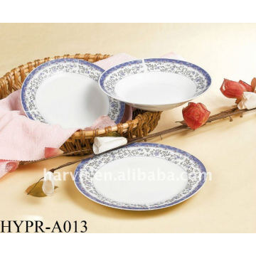 Geschirr Set Porzellan / Dinner Ware Set / Silber Rim Abendessen Set / dekoriert Abendessen / Keramik Geschirr Geschirr / Keramik Geschirr